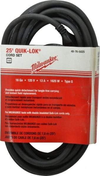 Milwaukee Tool - Power Drill Quik-Lok Cord Set - For All Magnum Drills - Makers Industrial Supply