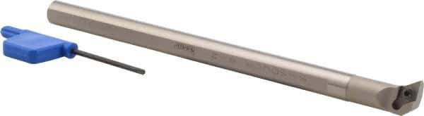 Iscar - 0.562" Min Bore Diam, 6" OAL, 3/8" Shank Diam, S-SDUC Indexable Boring Bar - DC.. 2 Insert, Screw Holding Method - Makers Industrial Supply