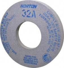 Norton - 12" Diam x 5" Hole x 1-1/2" Thick, I Hardness, 46 Grit Surface Grinding Wheel - Aluminum Oxide, Type 5, Coarse Grade, 2,070 Max RPM, Vitrified Bond, One-Side Recess - Makers Industrial Supply