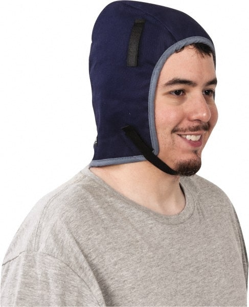 OccuNomix - Universal Size, Navy Blue, Underneath Hard Hat Winter Liner - Makers Industrial Supply