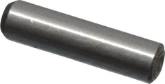 Value Collection - 1/16" Diam x 1/4" Pin Length Grade 8 Alloy Steel Standard Dowel Pin - C 50-58 Hardness, 800 Lb Breaking Strength, 1 Beveled & 1 Rounded End - Makers Industrial Supply