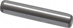 Value Collection - 1/16" Diam x 5/16" Pin Length Grade 8 Alloy Steel Standard Dowel Pin - C 50-58 Hardness, 800 Lb Breaking Strength, 1 Beveled & 1 Rounded End - Makers Industrial Supply