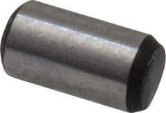 Value Collection - 3/32" Diam x 3/16" Pin Length Grade 8 Alloy Steel Standard Dowel Pin - C 50-58 Hardness, 1,800 Lb Breaking Strength, 1 Beveled & 1 Rounded End - Makers Industrial Supply