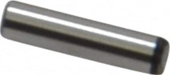 Value Collection - 3/32" Diam x 3/8" Pin Length Grade 8 Alloy Steel Standard Dowel Pin - C 50-58 Hardness, 1,800 Lb Breaking Strength, 1 Beveled & 1 Rounded End - Makers Industrial Supply