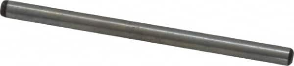 Value Collection - 1/8" Diam x 2" Pin Length Grade 8 Alloy Steel Standard Dowel Pin - C 50-58 Hardness, 3,200 Lb Breaking Strength, 1 Beveled & 1 Rounded End - Makers Industrial Supply