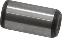 Value Collection - 1/4" Diam x 1/2" Pin Length Grade 8 Alloy Steel Standard Dowel Pin - C 50-58 Hardness, 12,800 Lb Breaking Strength, 1 Beveled & 1 Rounded End - Makers Industrial Supply