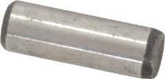 Value Collection - 1/4" Diam x 3/4" Pin Length Grade 8 Alloy Steel Standard Dowel Pin - C 50-58 Hardness, 12,800 Lb Breaking Strength, 1 Beveled & 1 Rounded End - Makers Industrial Supply