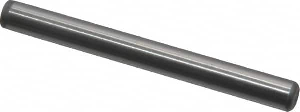 Value Collection - 1/4" Diam x 2-1/2" Pin Length Grade 8 Alloy Steel Standard Dowel Pin - C 50-58 Hardness, 12,800 Lb Breaking Strength, 1 Beveled & 1 Rounded End - Makers Industrial Supply