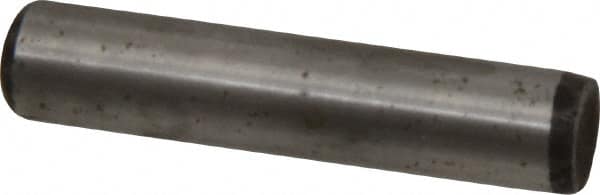 Value Collection - 5/16" Diam x 1-1/2" Pin Length Grade 8 Alloy Steel Standard Dowel Pin - C 50-58 Hardness, 20,000 Lb Breaking Strength, 1 Beveled & 1 Rounded End - Makers Industrial Supply