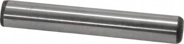 Value Collection - 5/16" Diam x 2" Pin Length Grade 8 Alloy Steel Standard Dowel Pin - C 50-58 Hardness, 20,000 Lb Breaking Strength, 1 Beveled & 1 Rounded End - Makers Industrial Supply