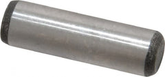 Value Collection - 3/8" Diam x 1-1/4" Pin Length Grade 8 Alloy Steel Standard Dowel Pin - C 50-58 Hardness, 28,700 Lb Breaking Strength, 1 Beveled & 1 Rounded End - Makers Industrial Supply