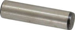 Value Collection - 7/16" Diam x 1-3/4" Pin Length Grade 8 Alloy Steel Standard Dowel Pin - C 50-58 Hardness, 39,100 Lb Breaking Strength, 1 Beveled & 1 Rounded End - Makers Industrial Supply