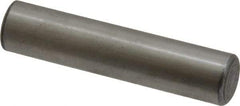 Value Collection - 7/16" Diam x 2" Pin Length Grade 8 Alloy Steel Standard Dowel Pin - C 50-58 Hardness, 39,100 Lb Breaking Strength, 1 Beveled & 1 Rounded End - Makers Industrial Supply