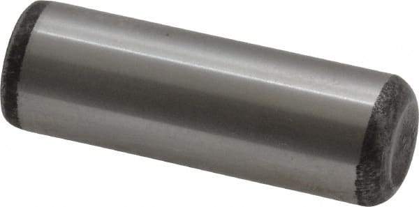 Value Collection - 1/2" Diam x 1-1/2" Pin Length Grade 8 Alloy Steel Standard Dowel Pin - C 50-58 Hardness, 51,000 Lb Breaking Strength, 1 Beveled & 1 Rounded End - Makers Industrial Supply