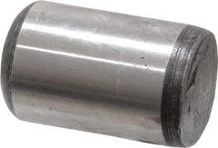 Value Collection - 5/8" Diam x 1" Pin Length Grade 8 Alloy Steel Standard Dowel Pin - C 50-58 Hardness, 79,800 Lb Breaking Strength, 1 Beveled & 1 Rounded End - Makers Industrial Supply