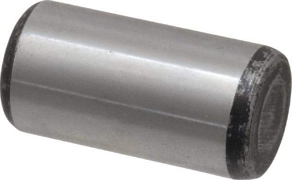 Value Collection - 5/8" Diam x 1-1/4" Pin Length Grade 8 Alloy Steel Standard Dowel Pin - C 50-58 Hardness, 79,800 Lb Breaking Strength, 1 Beveled & 1 Rounded End - Makers Industrial Supply