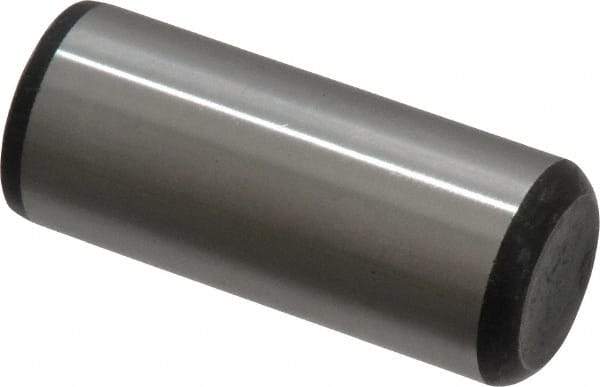 Value Collection - 5/8" Diam x 1-1/2" Pin Length Grade 8 Alloy Steel Standard Dowel Pin - C 50-58 Hardness, 79,800 Lb Breaking Strength, 1 Beveled & 1 Rounded End - Makers Industrial Supply