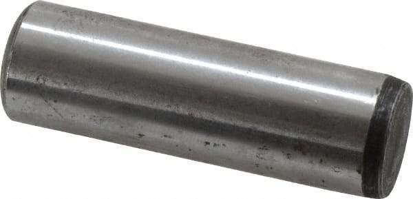 Value Collection - 5/8" Diam x 2" Pin Length Grade 8 Alloy Steel Standard Dowel Pin - C 50-58 Hardness, 79,800 Lb Breaking Strength, 1 Beveled & 1 Rounded End - Makers Industrial Supply