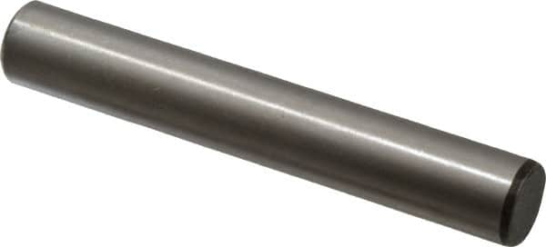 Value Collection - 5/8" Diam x 4" Pin Length Grade 8 Alloy Steel Standard Dowel Pin - C 50-58 Hardness, 79,800 Lb Breaking Strength, 1 Beveled & 1 Rounded End - Makers Industrial Supply