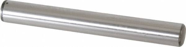 Value Collection - 5/8" Diam x 5" Pin Length Grade 8 Alloy Steel Standard Dowel Pin - C 50-58 Hardness, 79,800 Lb Breaking Strength, 1 Beveled & 1 Rounded End - Makers Industrial Supply