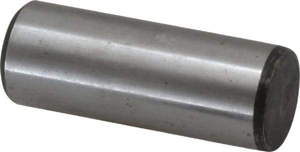 Value Collection - 3/4" Diam x 2" Pin Length Grade 8 Alloy Steel Standard Dowel Pin - C 50-58 Hardness, 114,000 Lb Breaking Strength, 1 Beveled & 1 Rounded End - Makers Industrial Supply