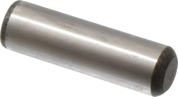 Value Collection - 3/4" Diam x 2-1/2" Pin Length Grade 8 Alloy Steel Standard Dowel Pin - C 50-58 Hardness, 114,000 Lb Breaking Strength, 1 Beveled & 1 Rounded End - Makers Industrial Supply