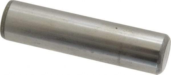 Value Collection - 3/4" Diam x 3" Pin Length Grade 8 Alloy Steel Standard Dowel Pin - C 50-58 Hardness, 114,000 Lb Breaking Strength, 1 Beveled & 1 Rounded End - Makers Industrial Supply