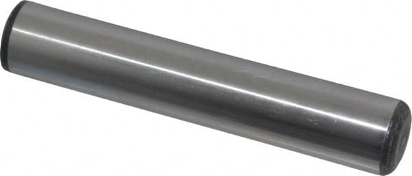 Value Collection - 3/4" Diam x 4" Pin Length Grade 8 Alloy Steel Standard Dowel Pin - C 50-58 Hardness, 114,000 Lb Breaking Strength, 1 Beveled & 1 Rounded End - Makers Industrial Supply