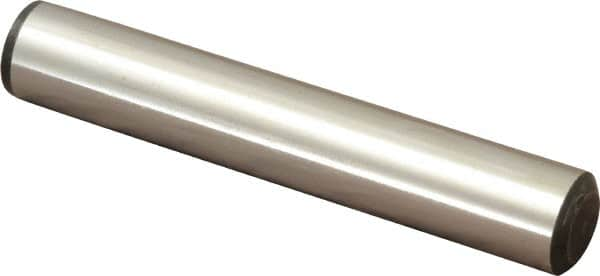 Value Collection - 3/4" Diam x 4-1/2" Pin Length Grade 8 Alloy Steel Standard Dowel Pin - C 50-58 Hardness, 114,000 Lb Breaking Strength, 1 Beveled & 1 Rounded End - Makers Industrial Supply