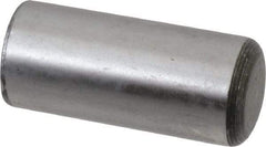 Value Collection - 7/8" Diam x 2" Pin Length Grade 8 Alloy Steel Standard Dowel Pin - C 50-58 Hardness, 156,000 Lb Breaking Strength, 1 Beveled & 1 Rounded End - Makers Industrial Supply