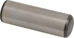 Value Collection - 1" Diam x 3" Pin Length Grade 8 Alloy Steel Standard Dowel Pin - C 50-58 Hardness, 204,000 Lb Breaking Strength, 1 Beveled & 1 Rounded End - Makers Industrial Supply