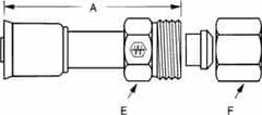 Hydraulic Hose Flareless Tube Rigid: 9/16-18