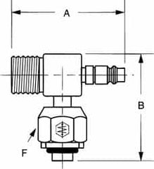 Hydraulic Hose Adapter: 5/8-18