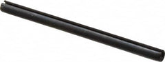 Made in USA - 1/8" Diam x 1-7/8" Long Slotted Spring Pin - Grade 1070-1090 Alloy Steel, Black Oxide Finish - Makers Industrial Supply