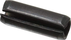 Made in USA - 5/16" Diam x 7/8" Long Slotted Spring Pin - Grade 1070-1090 Alloy Steel, Black Oxide Finish - Makers Industrial Supply