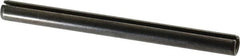 Made in USA - 5/16" Diam x 3-3/4" Long Slotted Spring Pin - Grade 1070-1090 Alloy Steel, Black Oxide Finish - Makers Industrial Supply