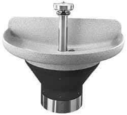 Bradley - Semi-Circular, Infrared Sensor, Internal Drain, 54" Diam, 4 Person Capacity, Terreon, Wash Fountain - 2.5 GPM, 8-1/2" Bowl Depth, 34" High - Makers Industrial Supply