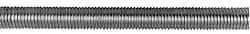 Value Collection - #6-32 UNC (Coarse), 3' Long, Aluminum Threaded Rod - Right Hand Thread - Makers Industrial Supply