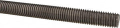 Made in USA - 5/8-11 UNC (Coarse), 3' Long, Low Carbon Steel Threaded Rod - Oil Finish Finish, Right Hand Thread - Makers Industrial Supply