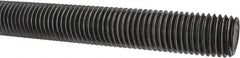 Made in USA - 7/8-9 UNC (Coarse), 3' Long, Low Carbon Steel Threaded Rod - Oil Finish Finish, Right Hand Thread - Makers Industrial Supply