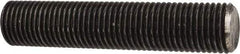 Made in USA - 1-1/2-6 UNC (Coarse), 3' Long, Low Carbon Steel Threaded Rod - Oil Finish Finish, Right Hand Thread - Makers Industrial Supply