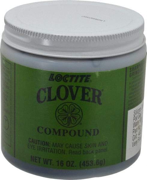 Loctite - 1 Lb Water Soluble Compound - Compound Grade Super Fine, 400 Grit, Black & Gray, Use on General Purpose - Makers Industrial Supply