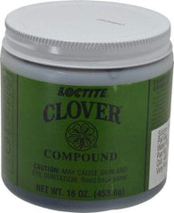 Loctite - 1 Lb Water Soluble Compound - Compound Grade Super Fine, 400 Grit, Black & Gray, Use on General Purpose - Makers Industrial Supply