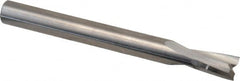 Onsrud - 1/4" Cutting Diam x 3/8" Length of Cut, 2 Flute, Upcut Spiral Router Bit - Uncoated, Right Hand Cut, Solid Carbide, 2-1/2" OAL x 1/4" Shank Diam, Double Edge, 11° Helix Angle - Makers Industrial Supply