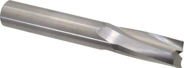 Onsrud - 1/2" Cutting Diam x 1-1/8" Length of Cut, 2 Flute, Upcut Spiral Router Bit - Uncoated, Right Hand Cut, Solid Carbide, 3-1/2" OAL x 1/2" Shank Diam, Double Edge, 11° Helix Angle - Makers Industrial Supply