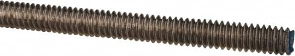 Made in USA - 1/4-20 UNC (Coarse), 3' Long, Stainless Steel Threaded Rod - Right Hand Thread - Makers Industrial Supply