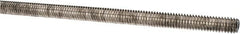 Made in USA - 5/16-18 UNC (Coarse), 3' Long, Stainless Steel Threaded Rod - Right Hand Thread - Makers Industrial Supply