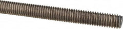 Made in USA - 3/8-16 UNC (Coarse), 3' Long, Stainless Steel Threaded Rod - Right Hand Thread - Makers Industrial Supply