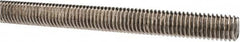 Made in USA - 1/2-13 UNC (Coarse), 3' Long, Stainless Steel Threaded Rod - Right Hand Thread - Makers Industrial Supply