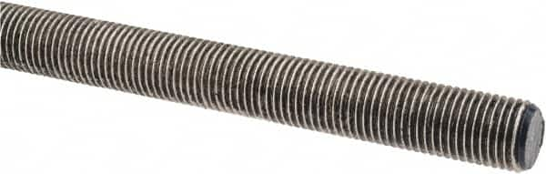 Made in USA - 3/8-24 UNF (Fine), 3' Long, Stainless Steel Threaded Rod - Right Hand Thread - Makers Industrial Supply